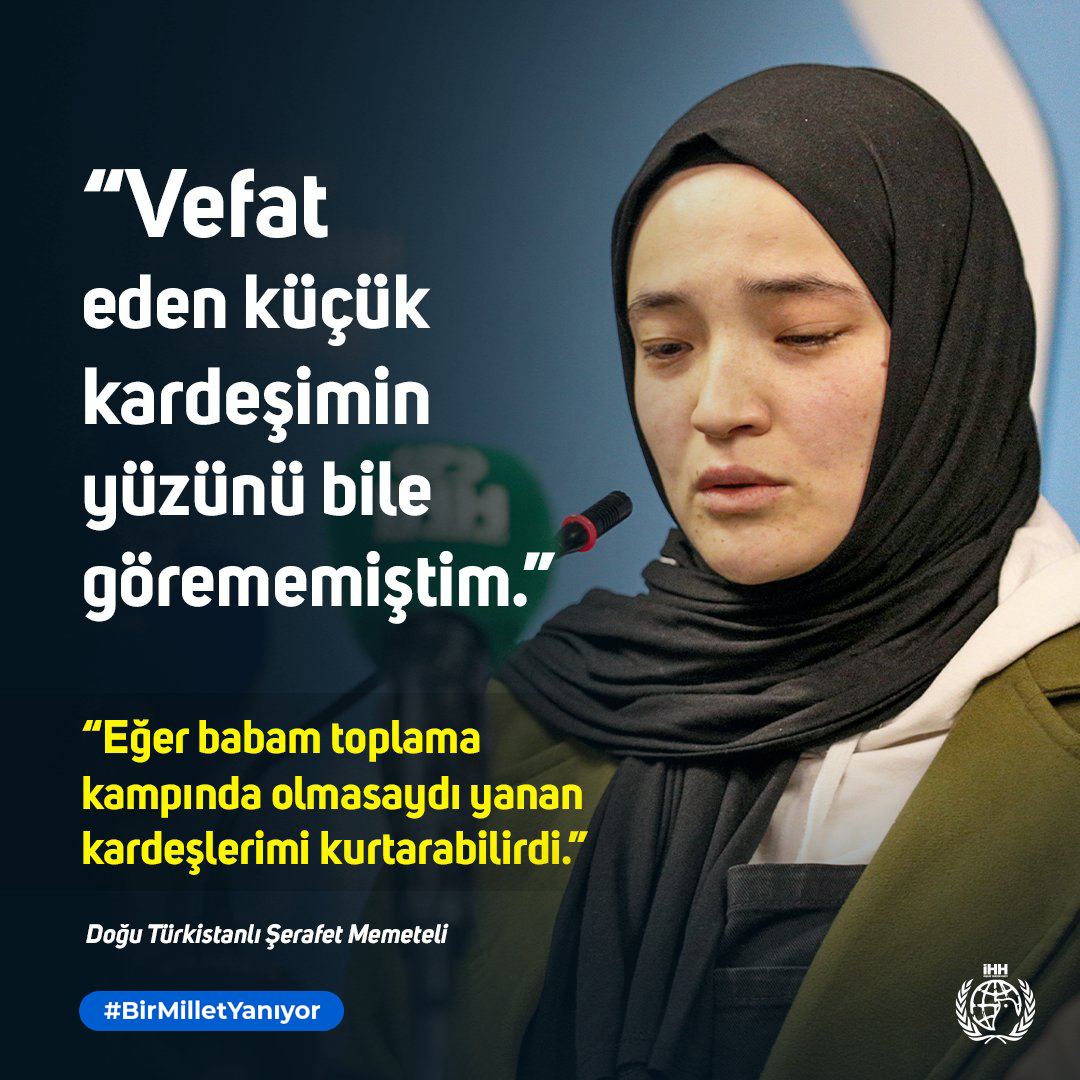 ihhinsaniyardim's tweet photo. Doğu Türkistanlı Şerafet'in bu çağrısına kulak verin;

Doğu Türkistan'da zulüm var! #BirMilletYanıyor https://t.co/3wHFuJOpi4