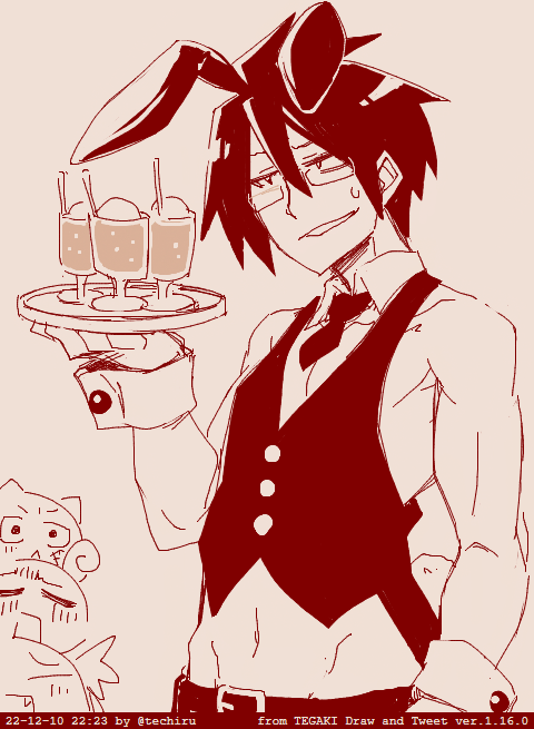 バニーボーイ概念 #tegaki_dt 