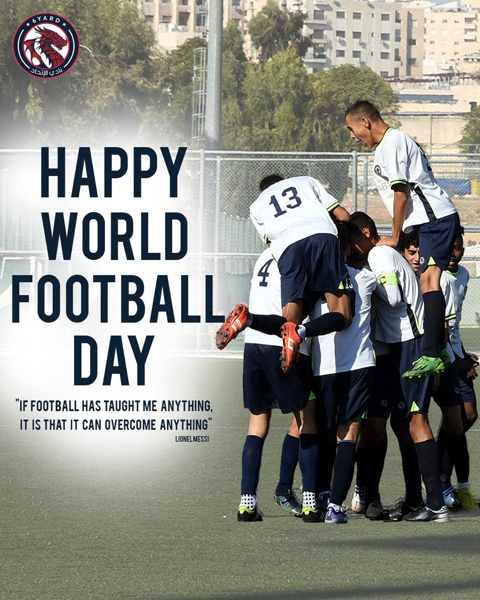6yardjo's tweet photo. Football is more than just a game! It’s a roller coaster of emotions, a game full of excitement, thrill, companionship, &amp; love🤩

Happy World Football Day everyone!⚽️

#6yard #6yardjo #wedoitbetter #football #soccer #footballclub #worldfootballday #worldfootball https://t.co/WwGwiQN8wr