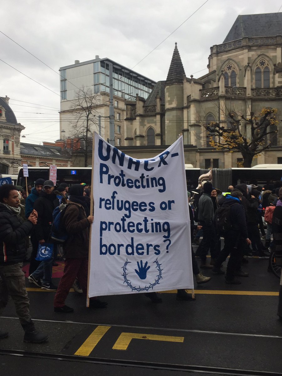 UNFAIR_agency's tweet photo. Some 250 people shouting out it loud “REFUGEES ARE WELCOME HERE” and “EVACUATE NOW”  

#Geneva #HumanRightsDay2022 #ToGeneva #SayItLoud https://t.co/9zjmG9hQSd