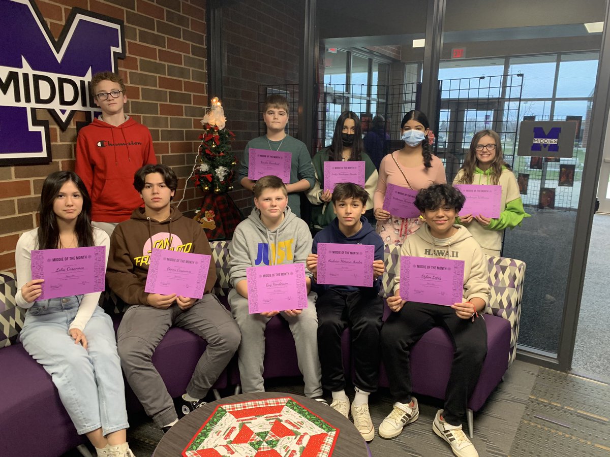 November Middies of the Month! Thanks for working hard and getting the job done 💪 #middierising