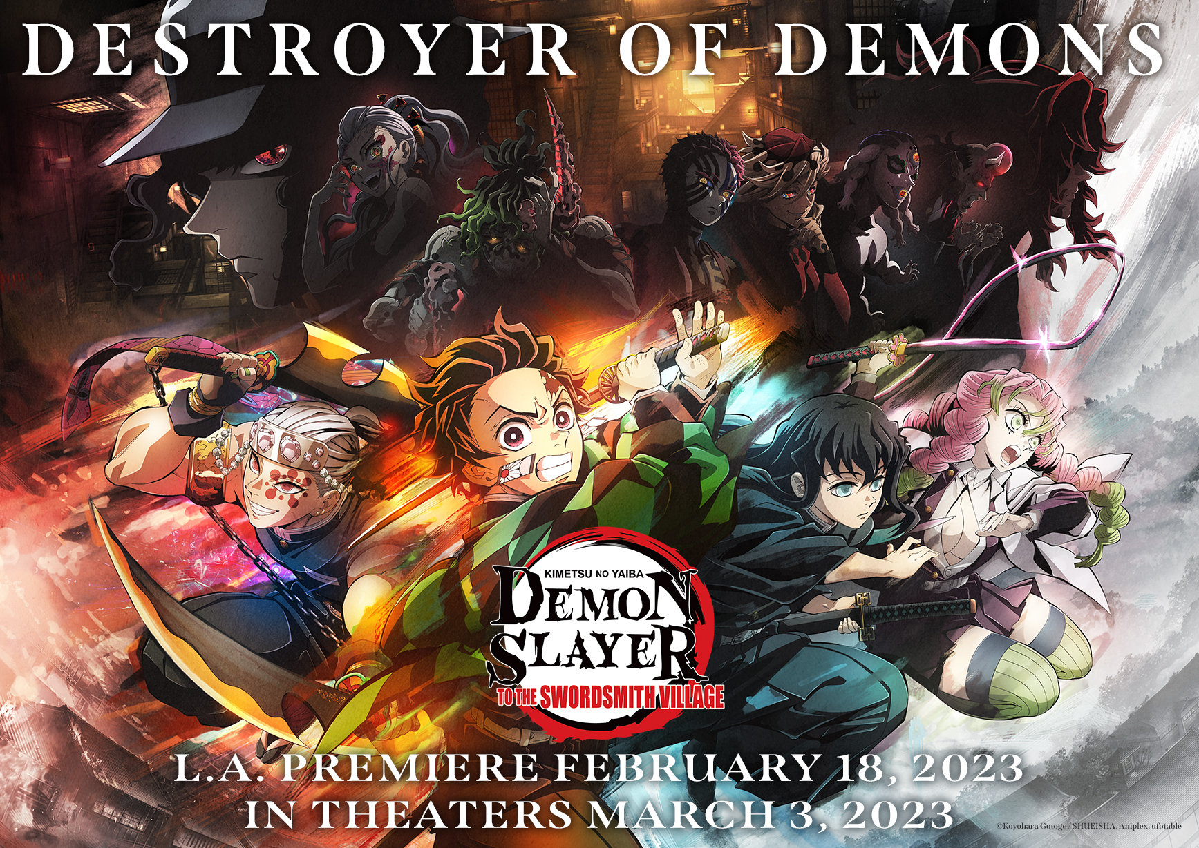 Demon Slayer: Kimetsu no Yaiba (English) on X: ⭐ LOS ANGELES ⭐ Mark your  calendars for the premiere event in Los Angeles at @laorpheum on February  18th, featuring Natsuki Hanae and Producer
