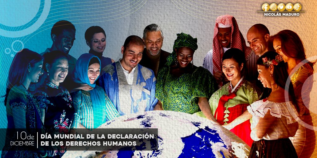 Nuestro Socialismo es profundamente humano. Inspirado en el pensamiento bolivariano, celebramos el Día de los Derechos Humanos, reafirmando nuestro compromiso irrevocable con la defensa y protección de los derechos fundamentales de Pueblo.