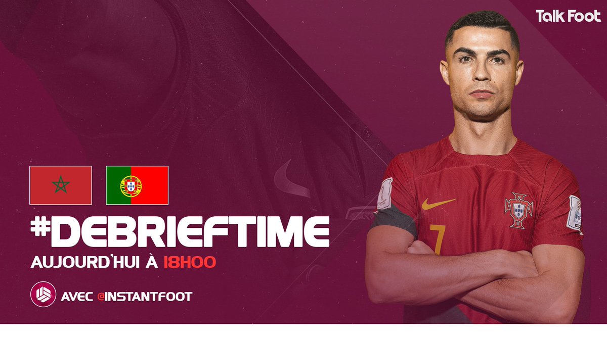 taIkfoot's tweet photo. ✈️ Écrire l’histoire ou quitter le Qatar !
🗣️ Avec @lnstantFoot
📲 #DebriefTime | #Qatar2022 https://t.co/jDWCsbuOuo