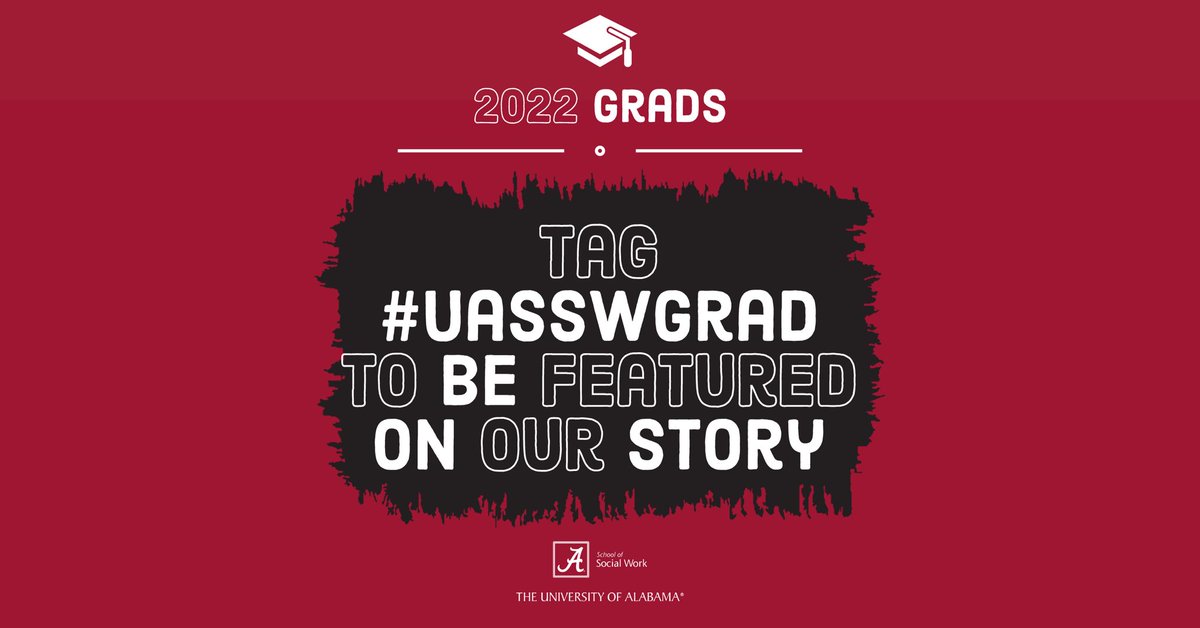 UA_SocialWork's tweet photo. 🎊Congratulations graduates! We want to see your grad day photos &amp; videos! Tag us with #UASSWGrad !

#rolltide #uassw https://t.co/Om0gCm5yTm