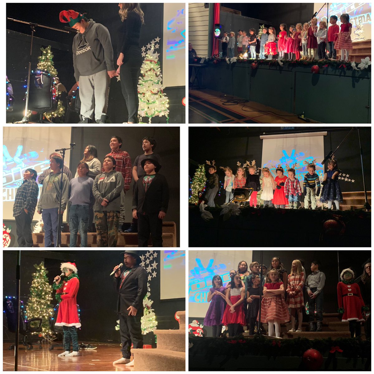 l_burym's tweet photo. It was wonderful for the first time since 2019 to be able to host our community Christmas dinner & concert. Gym was packed w/ community members, families, students & staff. #leask #pssd #communityengagement https://t.co/lhQVDEmakx