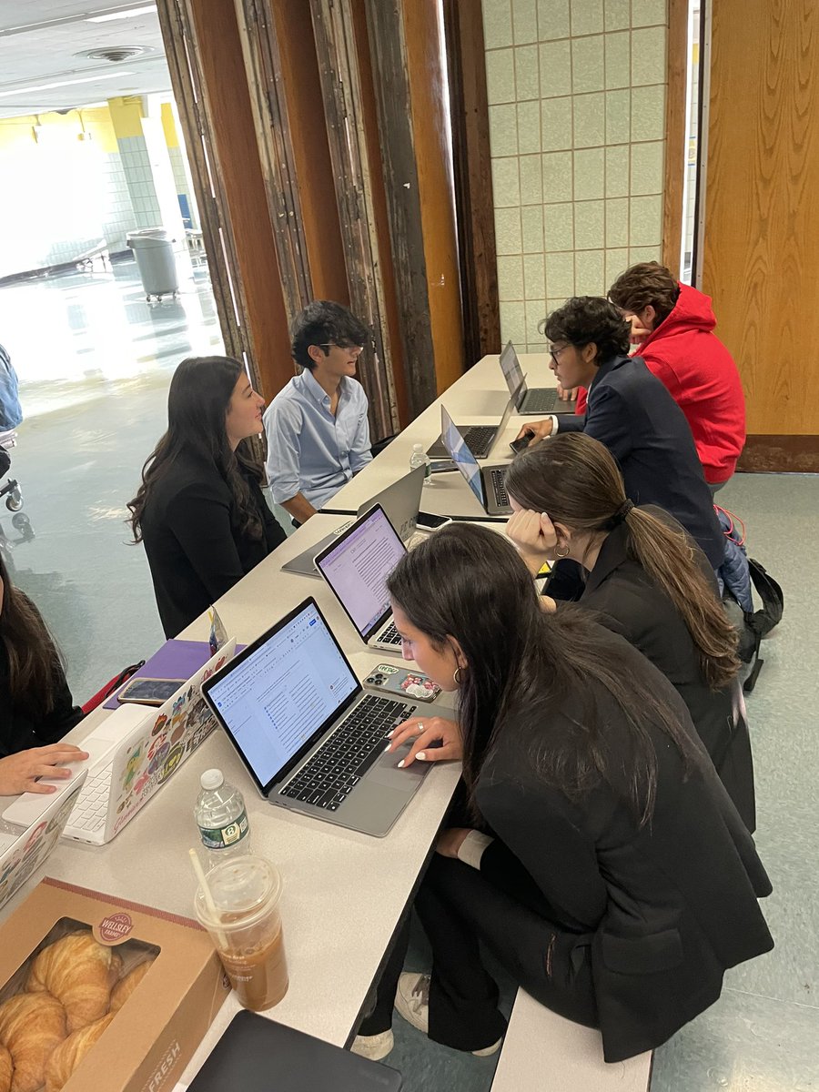 The Wheatley debate team is ready and excited to compete in their first tournament this school year! <a href="/WheatleySchool/">The Wheatley School</a> #EWLearns