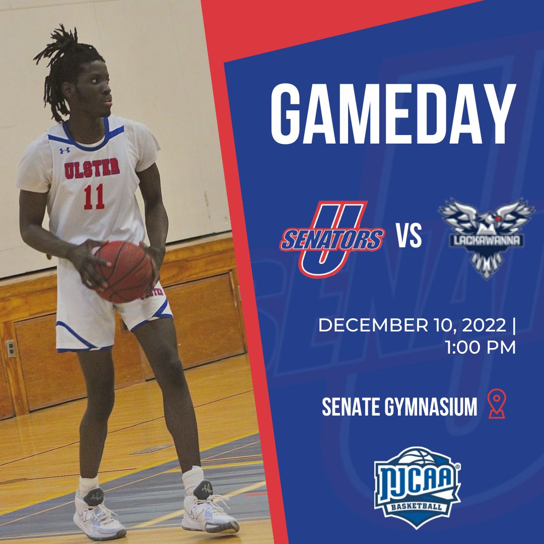 🚨GAMEDAY🚨Senators hosts non-conference opponent Lackawanna College today in Senate Gymnasium. Tip-off is 1pm #TheU🙌