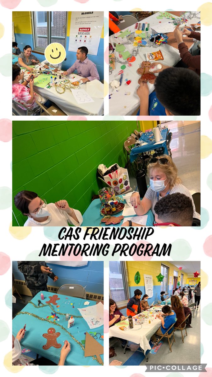 Tis’ the season to spread holiday cheer with our mentees.  The Friendship Mentoring club hosted a gingerbread decorating event where mentors and their mentees had an opportunity to laugh, smile, and bond. #cascougarpride <a href="/UniondaleUFSD/">UUFSD District</a>