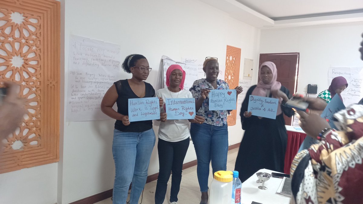 Today being International Human Rights Defenders Day, @BeijingTalksPwani had a Reflection on the work of WHRDs in the context of the new leadership Regime.<a href="/UzalendoI/">uzalendo Afrika Initiative</a>
<a href="/ActionAid_Kenya/">ActionAid Kenya</a> <a href="/unwomenafrica/">UN Women Africa</a>
@KNCHR @KenyaH

Human Rights work is legal and legitimate
