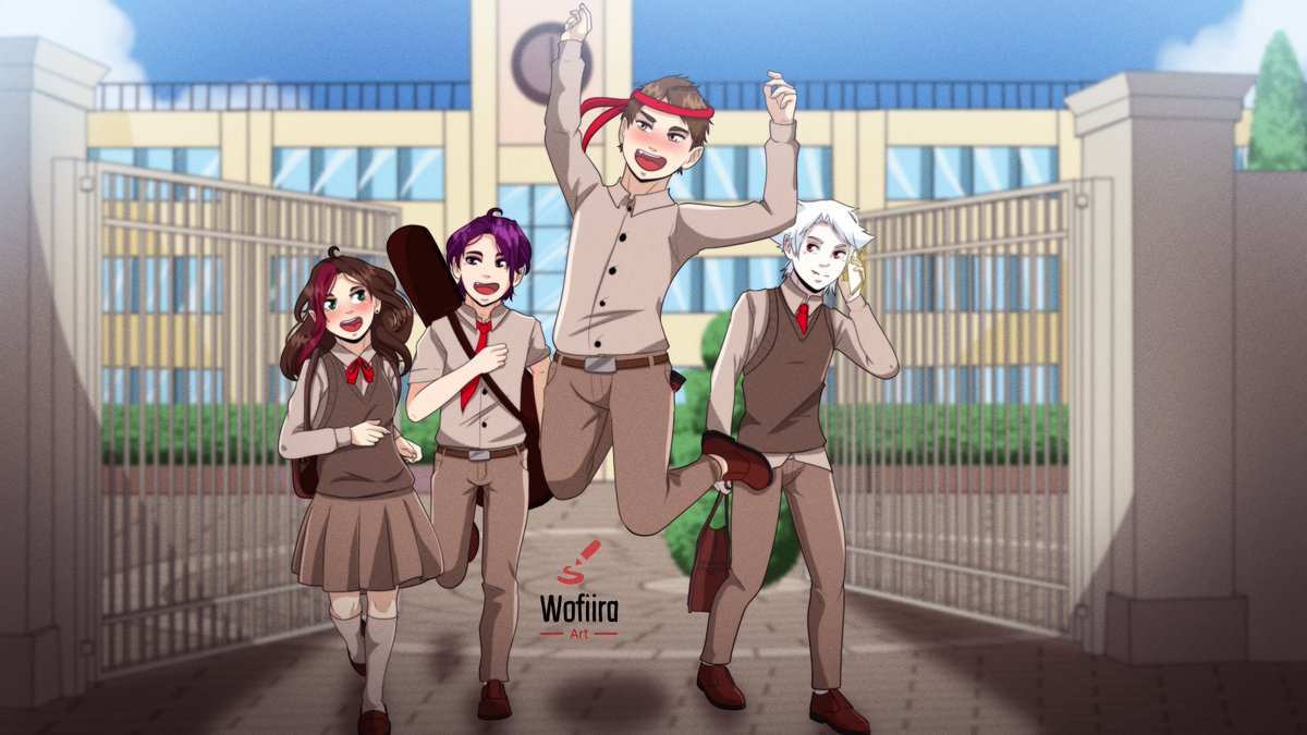 WofiiraArt's tweet photo. [Vampirez] June

School is over, summer vacation can begin.

Illustration © Wofiira
The characters are owned by me and my friend.
#wofiiraart #art #anime #oc #vampirez #calendarproject https://t.co/w0LQwUWKTl