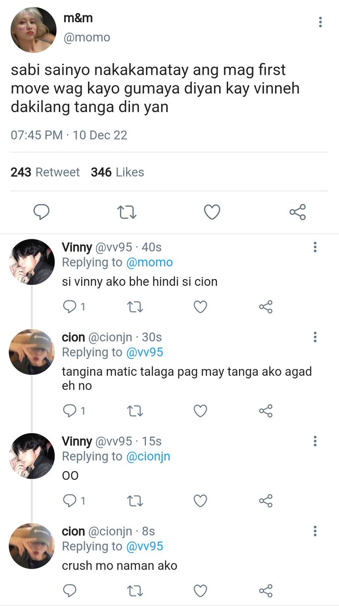 Filo #Taekookau Where In..

Vinny ( Kth ) And Cion ( Jjk ) Are Always Coming At Each Other'S Neck. 776