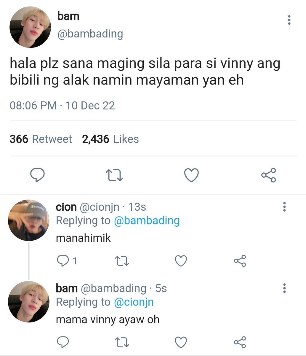 Filo #Taekookau Where In..

Vinny ( Kth ) And Cion ( Jjk ) Are Always Coming At Each Other'S Neck. 785
