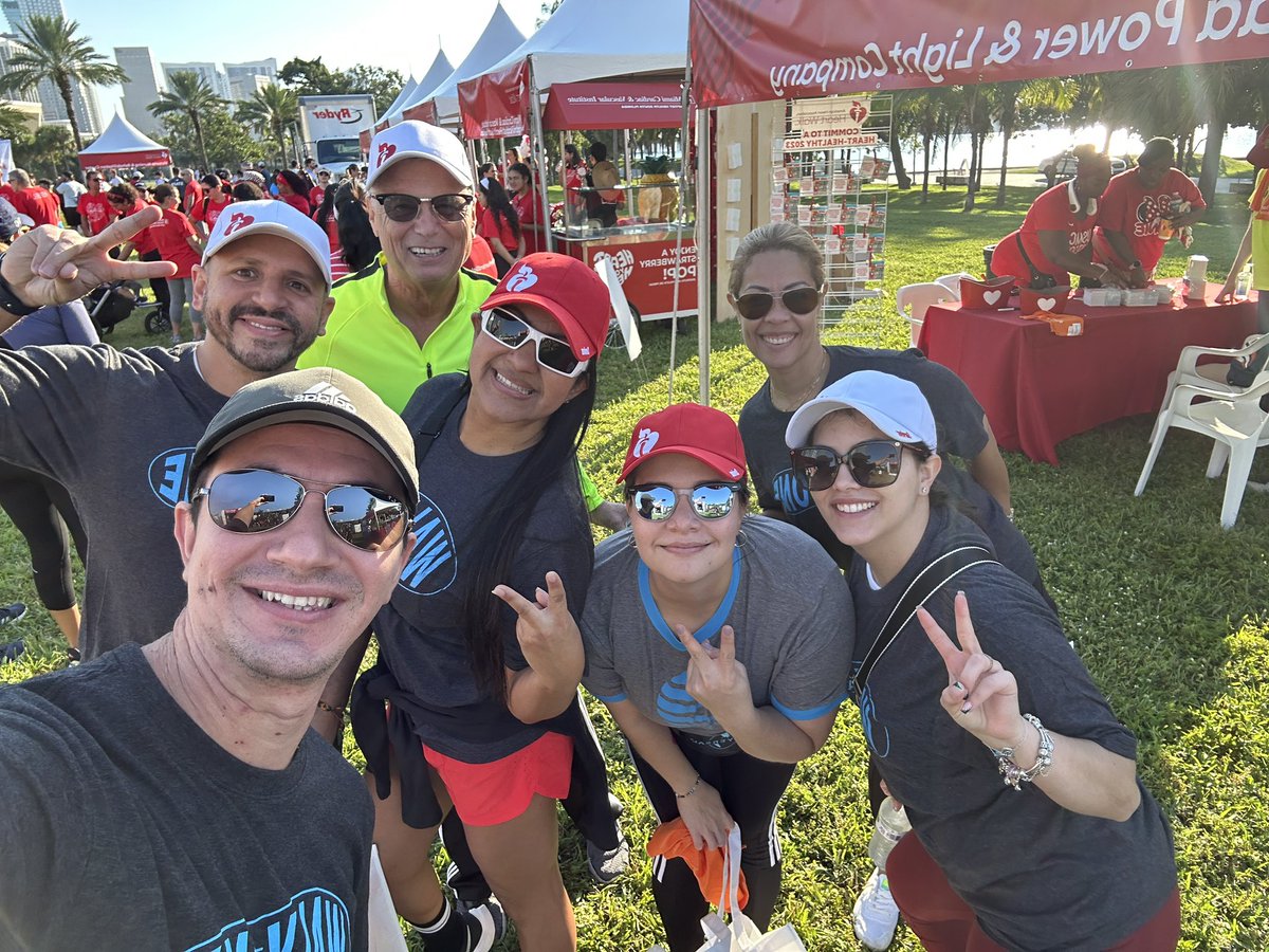 JordiLima's tweet photo. Every step taken in life should have an intention. Today, we #WalkAsOne !@AmericanHeartFL @TheIvanLacayo @DannyL_MiamiMSS @GonzalezOralia7 @TonySmith4Sales https://t.co/QSp7oB2TXs