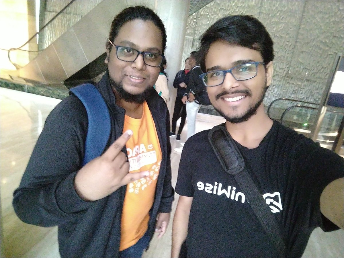 iRakeshPurohit's tweet photo. Met @zachjonesnoel, Sr. Dev Advocate of @FreshworksInc, this morning at @AwsPune and talked about #30Days30Usecases we built at @DhiWise using #freshteam API.
Extremely overwhelmed by discussion over developer tool and API driven development! https://t.co/eVg4sxvv0v