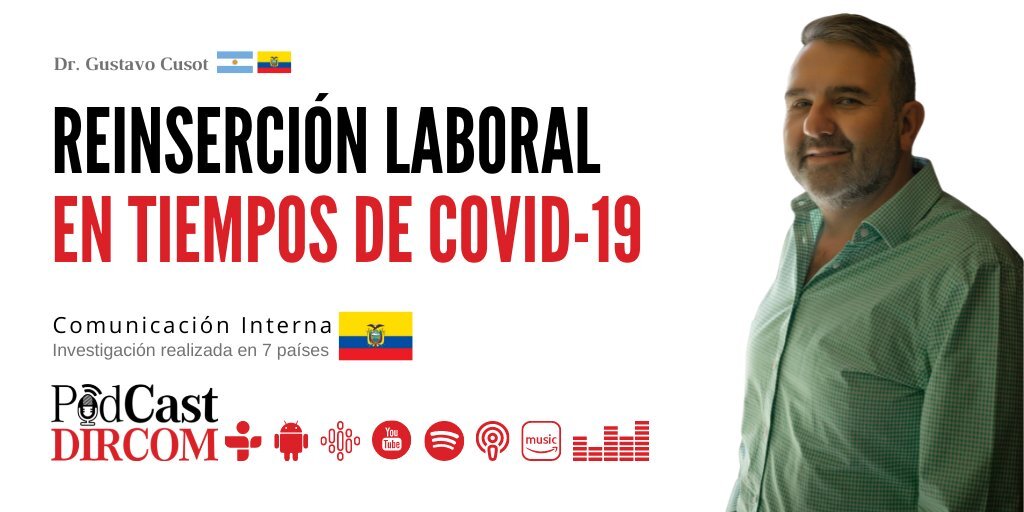 jjlarrea's tweet photo. #ComunicaciónInterna en la Reinserción Laboral en tiempos de Covid-19 es el título de una investigación realizada por la Asociación Ecuatoriana de Comunicación Interna (#AECI) liderada por @gcusot y seis asociaciones más en Latam.
https://t.co/pSwaVtumQe
#dircom #DialogusCI https://t.co/uY4BZNQLg3