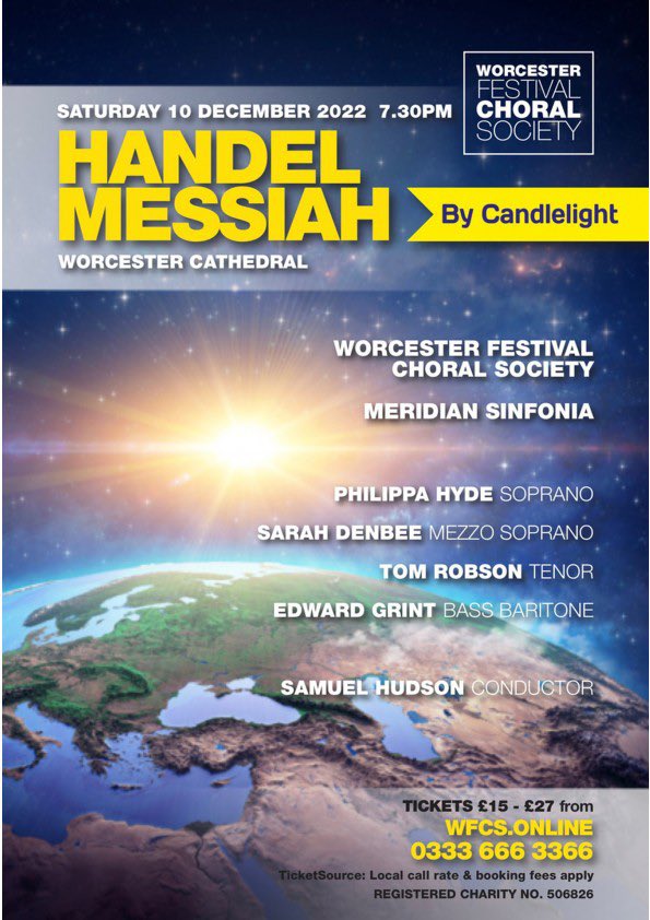 tomrobsontenor's tweet photo. Fabulous to be back in @WorcCathedral for tonight’s #Handel #Messiah with @WorcsChoral and @samuelhudson8. Such a joy to be in this stunning place with such lovely colleagues @NatalieSoprano @SDenbee @MisterGravel Do come if you’re in the area! #ilovemyjob #christmas #baroque https://t.co/d8n7Sh5D91