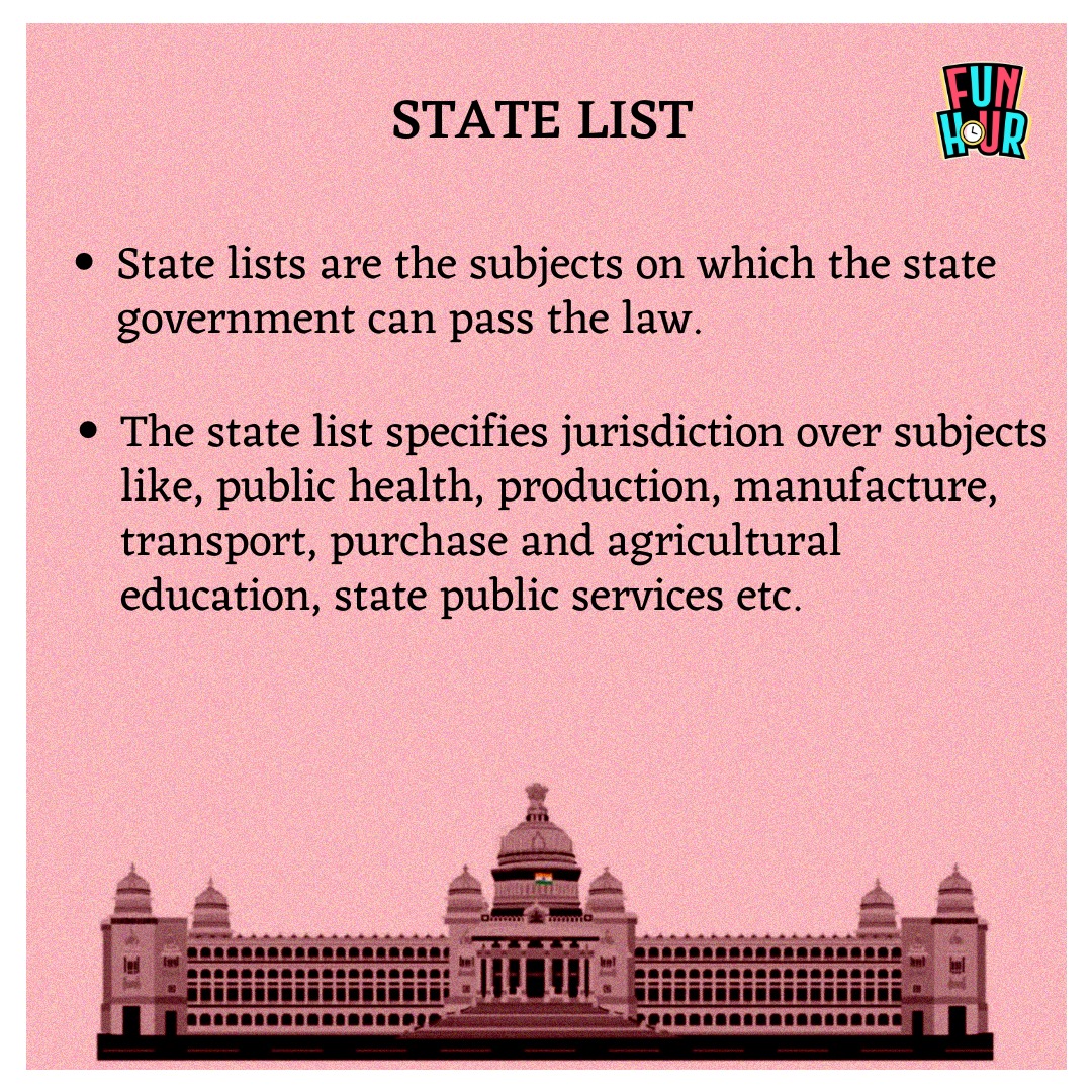 FunHourOfficial's tweet photo. ๐Swipe and know our Indian Constitution lists ๐ฎ๐ณ
Follow @funhourofficial to gain knowledge about Indian politics ๐๏ธ
#funhour #growwithfunhour #india #politicsmemes #indianpolitics #government #unionlist #statelist #concurrentlist #centralgovernment #stategovernment #law https://t.co/FeyuqmkBUi