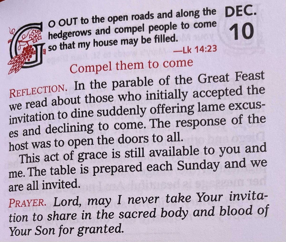 NolanOwenLS's tweet photo. 📖#DawgsInChrist - Daily Reflection #124

This week’s intention: During this season of hope and expectation, may we find time for reflection and silence.

#GodCreator #ChristRedeemer #SpiritSanctifier #ChooseJoy #BeThankful #WorkLikeJoseph #NolansLongSnapping #DawgDen https://t.co/A0cjOBLyaJ