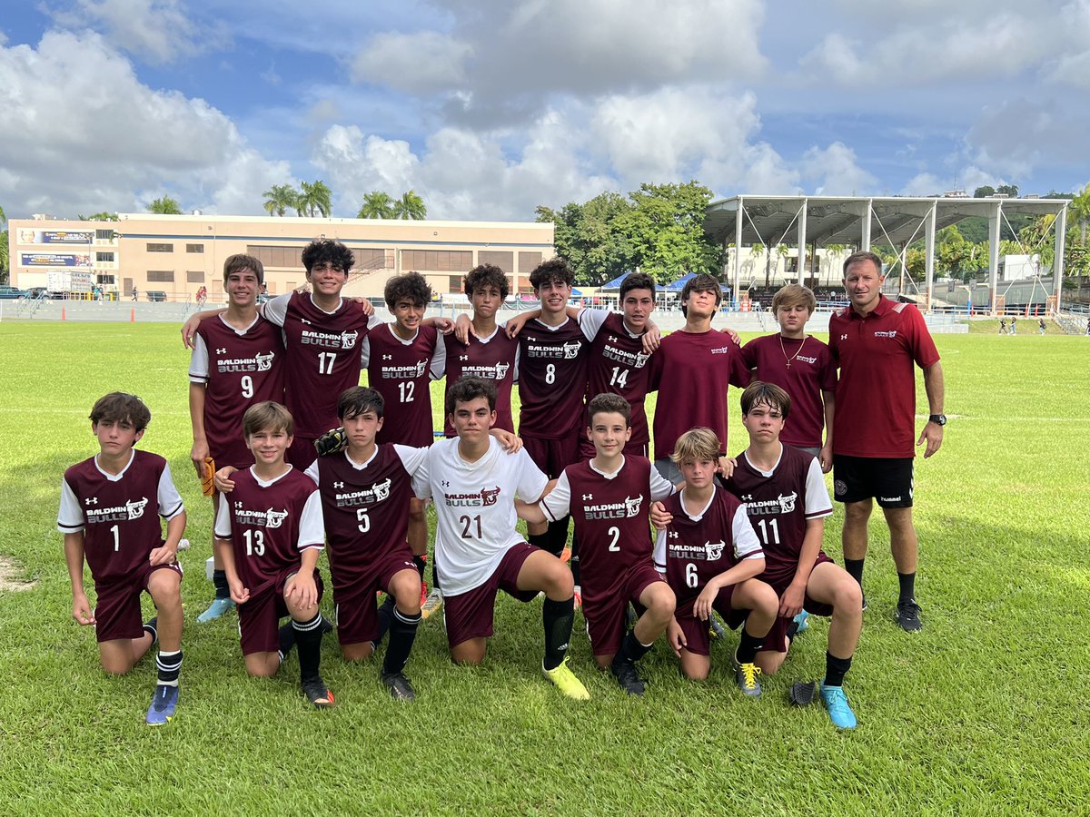BWN_BullsSports's tweet photo. Congrats to our Boys JV soccer team on earning a runner-up finish at the PRHSAA finals! Great season! GO BULLS! #BaldwinPride#BWNStrong #IBelong #TheBaldwinDifference #BULLSinAction https://t.co/Jo2P5tN9KB