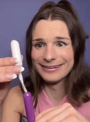 No woman in the history of the world has looked at a tampon like this. Periods aren’t an exciting, desirable part of womanhood. They’re inconvenient, often incredibly painful and we put up with them monthly for decades. The least men like Dylan could do is leave us the fuck alone