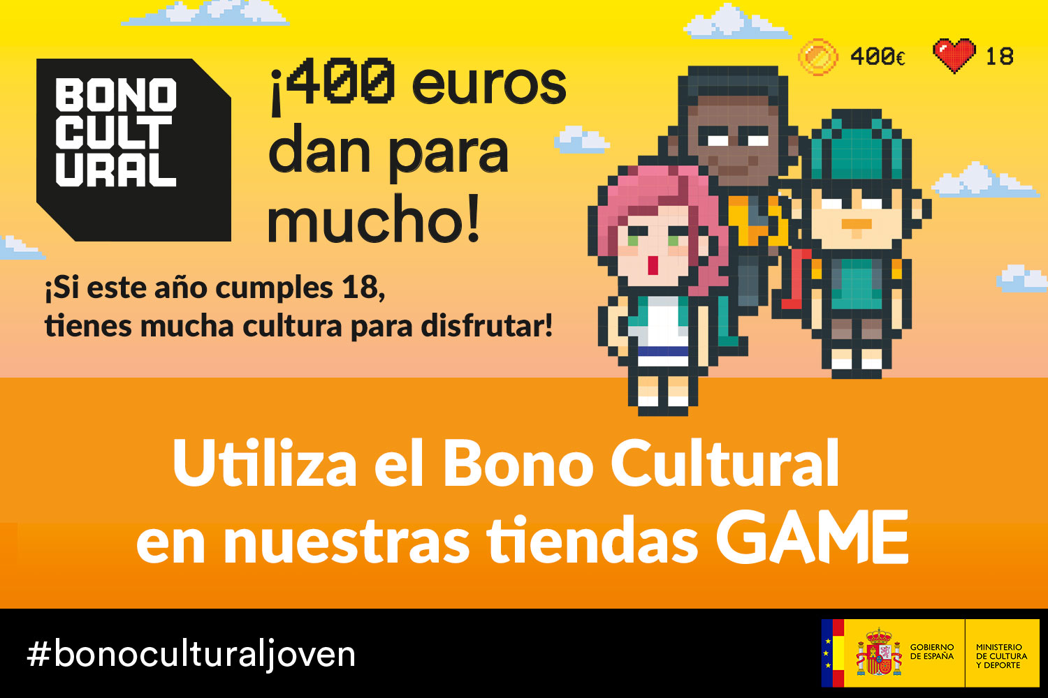  Bono Cultural en GAME