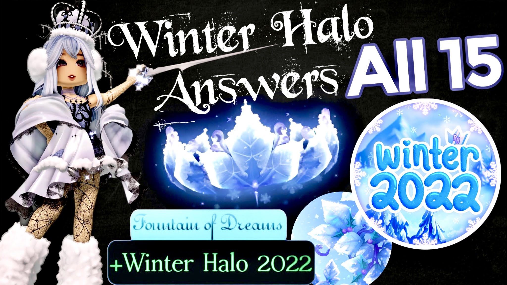 Royale High Halloween 2023 Halo Answers - Win the Dark Fairy Halo