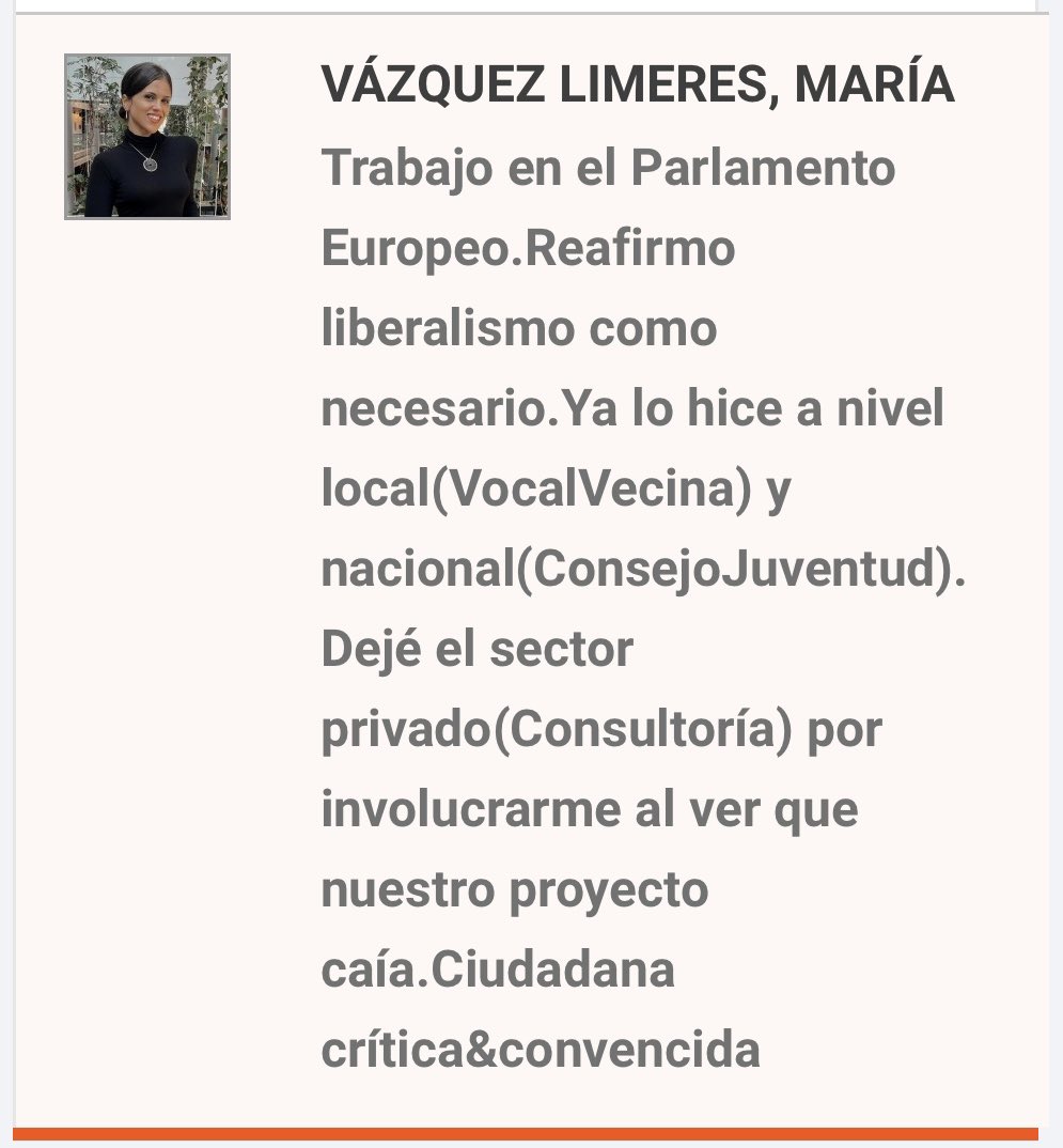 mariavazquez_es's tweet photo. No es fácil postularse en un párrafo a un rol de responsabilidad, como representante nacional de la afiliación #compromisaria, en un momento clave, como es la @Refundacion_Lib #Cs
Los que me conocéis, conocéis mi compromiso. A los que no, os ofrezco mi confianza.
Seguimos!🚀 https://t.co/HCiuU7AtRc