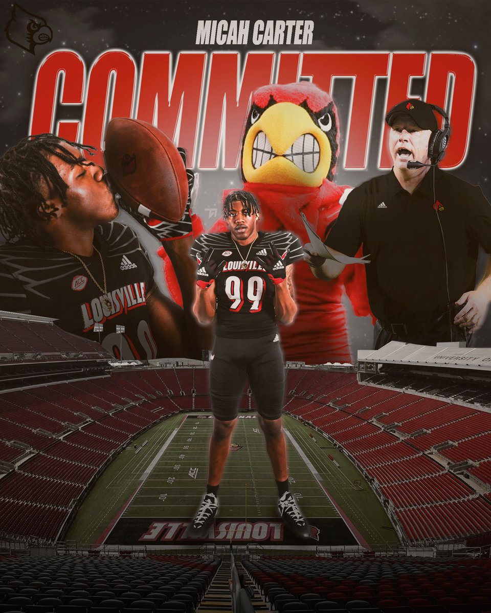 Micah Carter #99 (@bigmicgetbusy) on Twitter photo The Purdue Boilermakers have been nothing short of amazing and I'm
thankful for the love I've been shown. With that being said, I have decided to decommit from the University of Purdue and join <a href="/JeffBrohm/">Jeff Brohm</a> at the University
of Louisville.
#stayinghome L1C4 <a href="/AbleEdits/">Able Edits</a> The Purdue Boilermakers have been nothing short of amazing and I'm
thankful for the love I've been shown. With that being said, I have decided to decommit from the University of Purdue and join <a href="/JeffBrohm/">Jeff Brohm</a> at the University
of Louisville.
#stayinghome L1C4 <a href="/AbleEdits/">Able Edits</a>