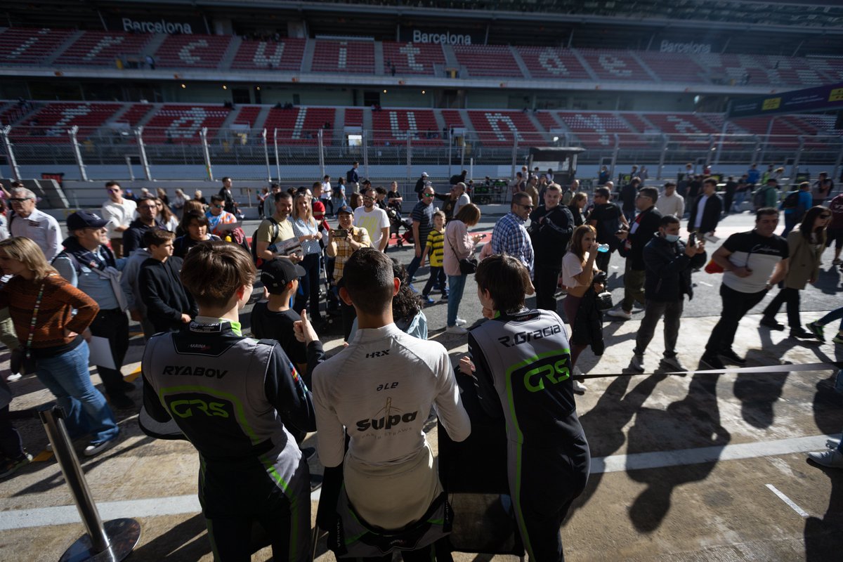 GRSTeam_'s tweet photo. After two years racing behind closed doors, the fans were back this season!! Thank you all for supporting us! 💚

#GRSTeam #F4Spain https://t.co/szYU3qmUXu