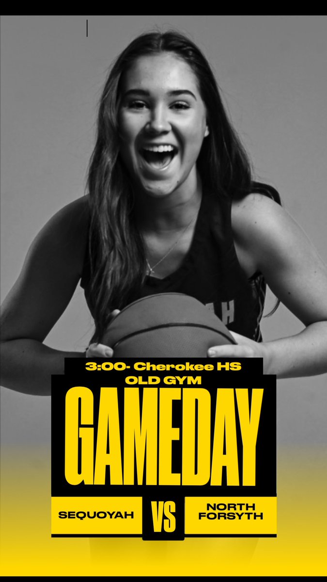 It’s Game Day for the Lady Chiefs! Come show your support as we take on North Forsyth in the old gym @ Cherokee HS today, 3:00PM tipoff!