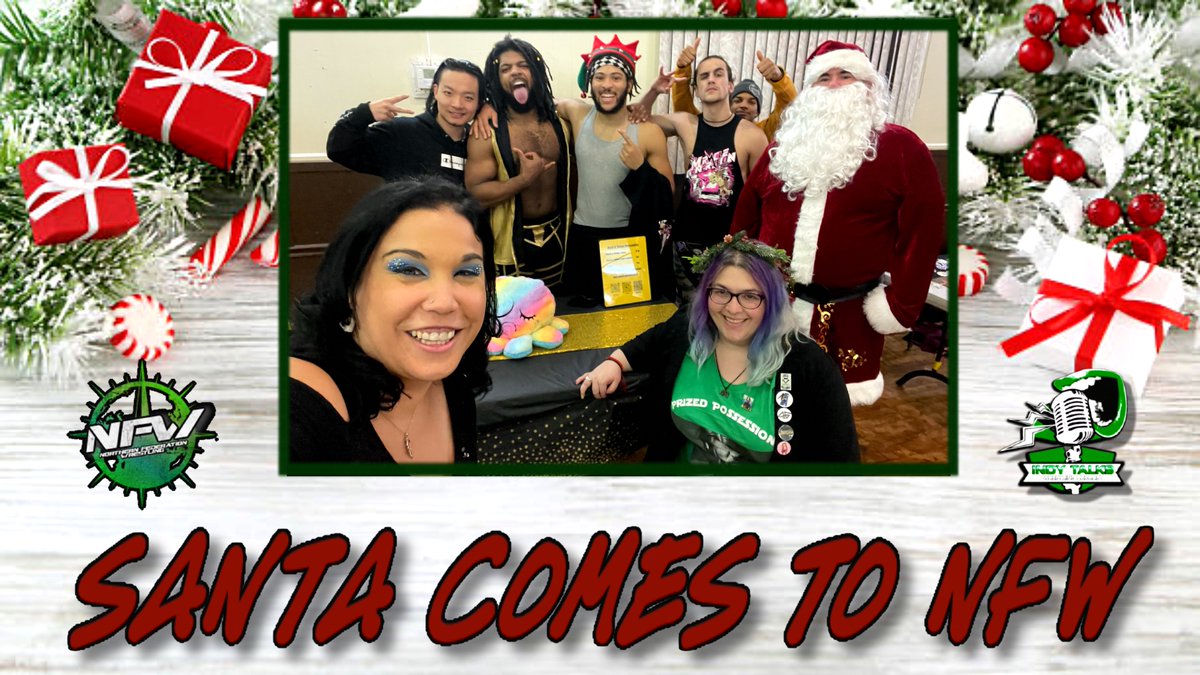 QueenIndieCrnr's tweet photo. 🚨New Video🚨
🎙️IndyTalks🎙️
🔴Episode 85 - "Santa comes to NFW"
🔗Link: https://t.co/oRkMZcTe57

#WrestlingCommunity #IWC  #RT #IndieWrestling  #IndyTalks #Wrestling #ProWrestling #IndyTalks #NFW #NFWShowcase #Santa https://t.co/gCeIciQs80