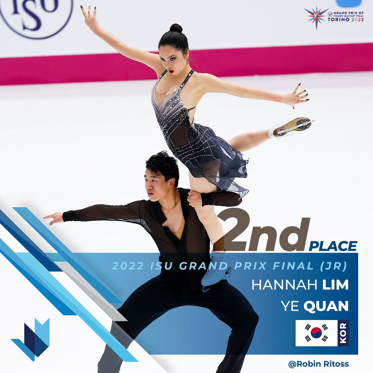 Ice Academy of Montreal (@montreal_ice) on Twitter photo History is made🔥!!! Massive congratulations to our🇰🇷South Korean junior couple, Hannah and Ye for claiming🥈silver in the #2022ISUGrandPrixFinal! 축하합니다!
Jr
🥈🇰🇷Hannah Lim & Ye Quan
📸: <a href="/RobinRitoss/">robin ritoss</a> History is made🔥!!! Massive congratulations to our🇰🇷South Korean junior couple, Hannah and Ye for claiming🥈silver in the #2022ISUGrandPrixFinal! 축하합니다!
Jr
🥈🇰🇷Hannah Lim & Ye Quan
📸: <a href="/RobinRitoss/">robin ritoss</a>