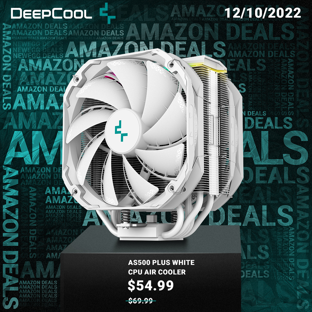 DeepCoolNA's tweet photo. AS500 Plus White Lightning Deal is here!

Ends Dec 10, 2022, 11:20 PM PST

https://t.co/YGQrQBvsKD

#deepcool #lightningdeal #amazondeals #AS500plus #aircooled #aircooler #cpucooler #amd #intel https://t.co/UCbdiebqVG