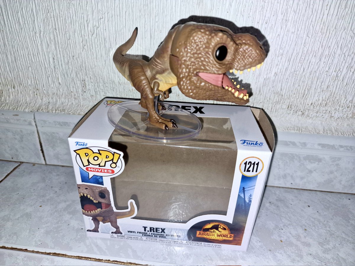 JurassicWorld_4's tweet photo. Funko de Rexy de #JurassicWorldDominion conseguido en @GXtore!!!. https://t.co/B3NZugda74