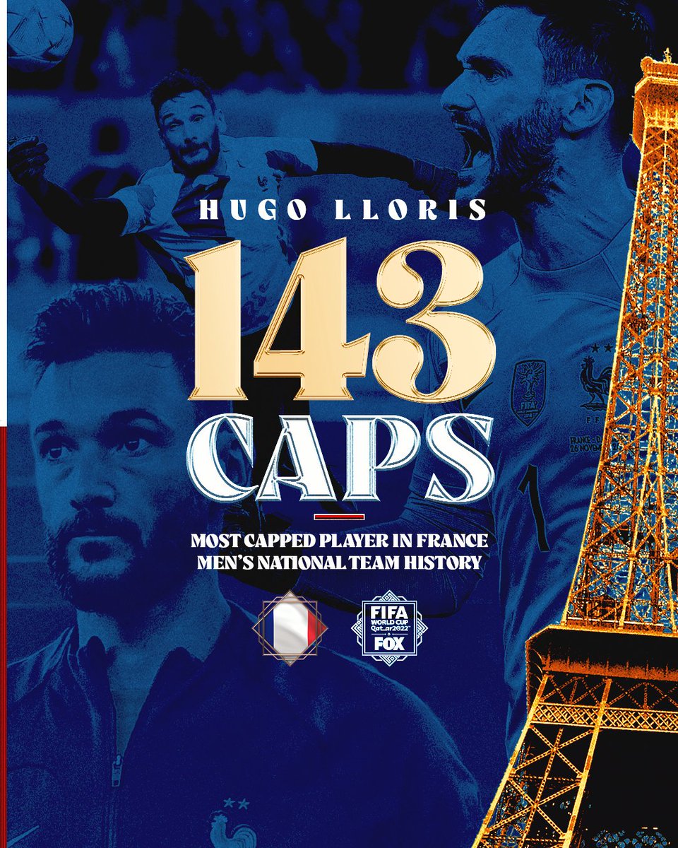 FOX Soccer on Twitter "With today's start for France, Hugo Lloris is