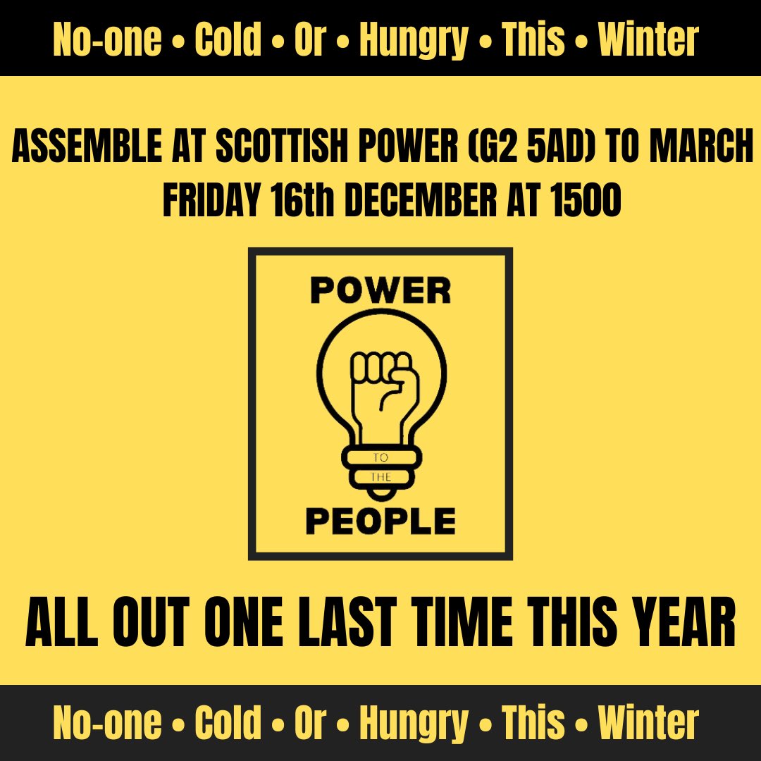 PTTPGlasgow's tweet photo. 🤝At Scottish Power next Friday, we will be joined by @FSFScotland who will conduct a collection for local food banks. 

Please support their efforts by bringing nonperishable foodstuffs to donate.  

This is solidarity, not charity. 
Join us. https://t.co/KNrNG1TmV9