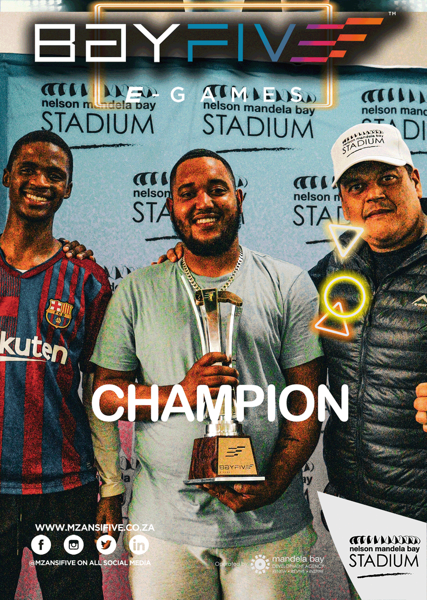 MzansiFive's tweet photo. The Champ is back, Congratulations Cody!
#OurStadium #BayFive #Gqeberha #FIFA23 https://t.co/MIjPkmAwdS