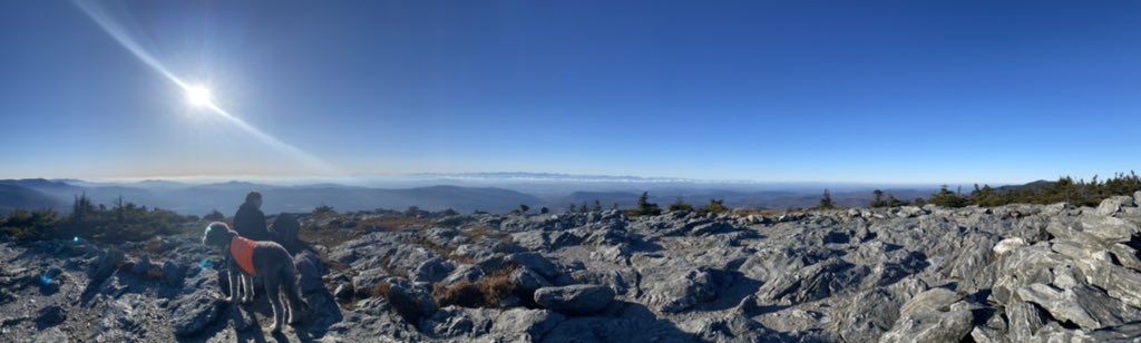 CounselorAdrian's tweet photo. Just me and the kid and the dog. #MtAbe #HikeVT #Lincoln https://t.co/L41Djqce46