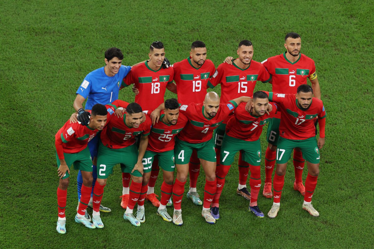 nelsonchamisa's tweet photo. MOROCCO shines and breaks the record…We salute the Atlas Lions of Morocco for making history as the African continent's flag-bearers, and being the first-ever team to reach the World Cup semi-finals. Bring the championship home! 

Football is the new language in Africa https://t.co/v8YhaupmeQ