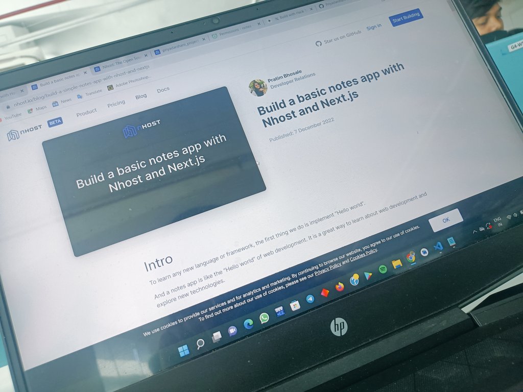 priyadarshani7k's tweet image. @hackthisfall @nhost
#BuiltwithHTF  #HTFxNhost
Attended an amazing event today at @coditasHQ