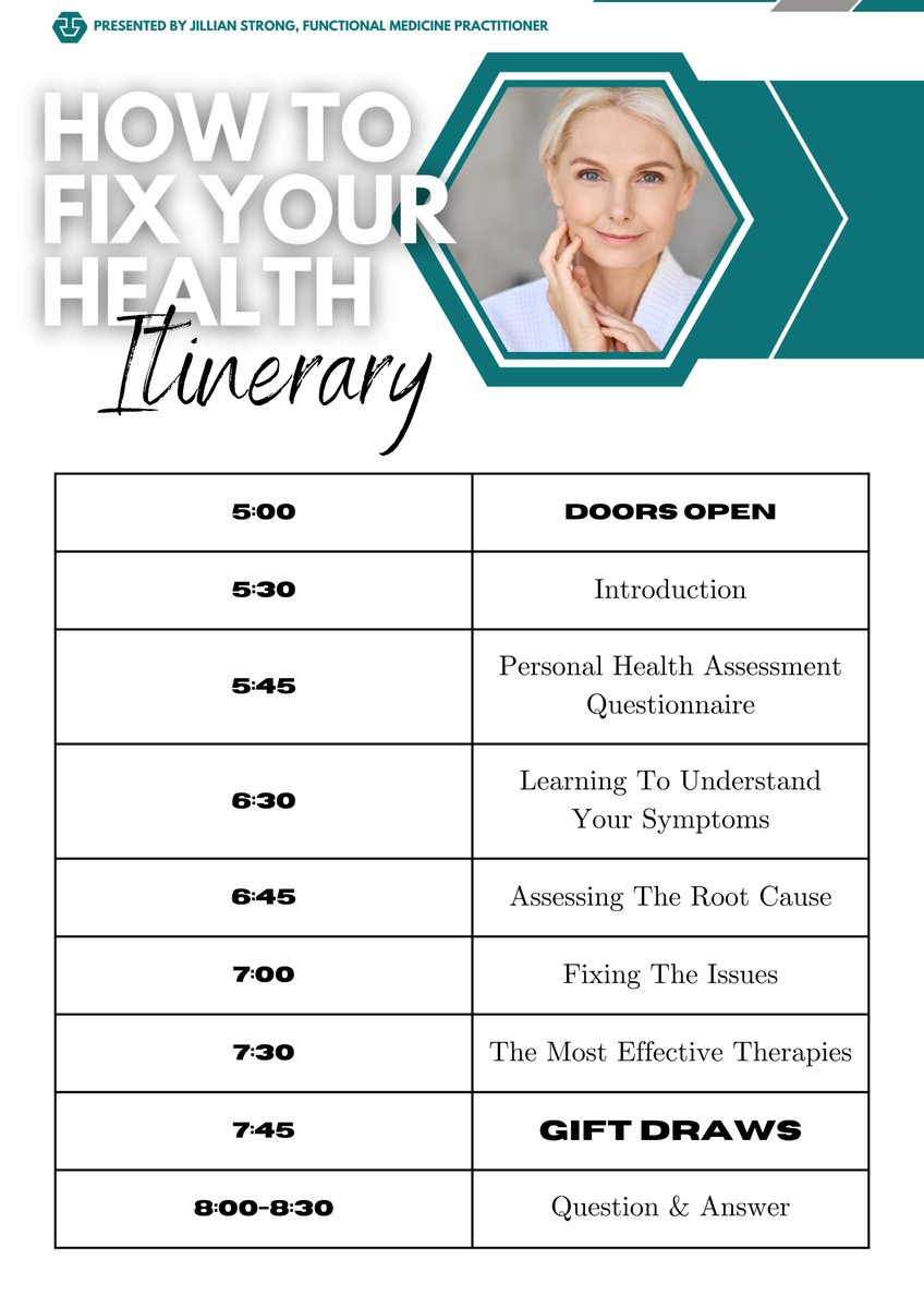 Please join me in San Antonio TX, for the health workshop that will finally make a difference.

If you've ever been told that your labs are normal and that your health issues may be "in your head", this is the seminar for you!

Visit bit.ly/FixYourHealth-… for more information