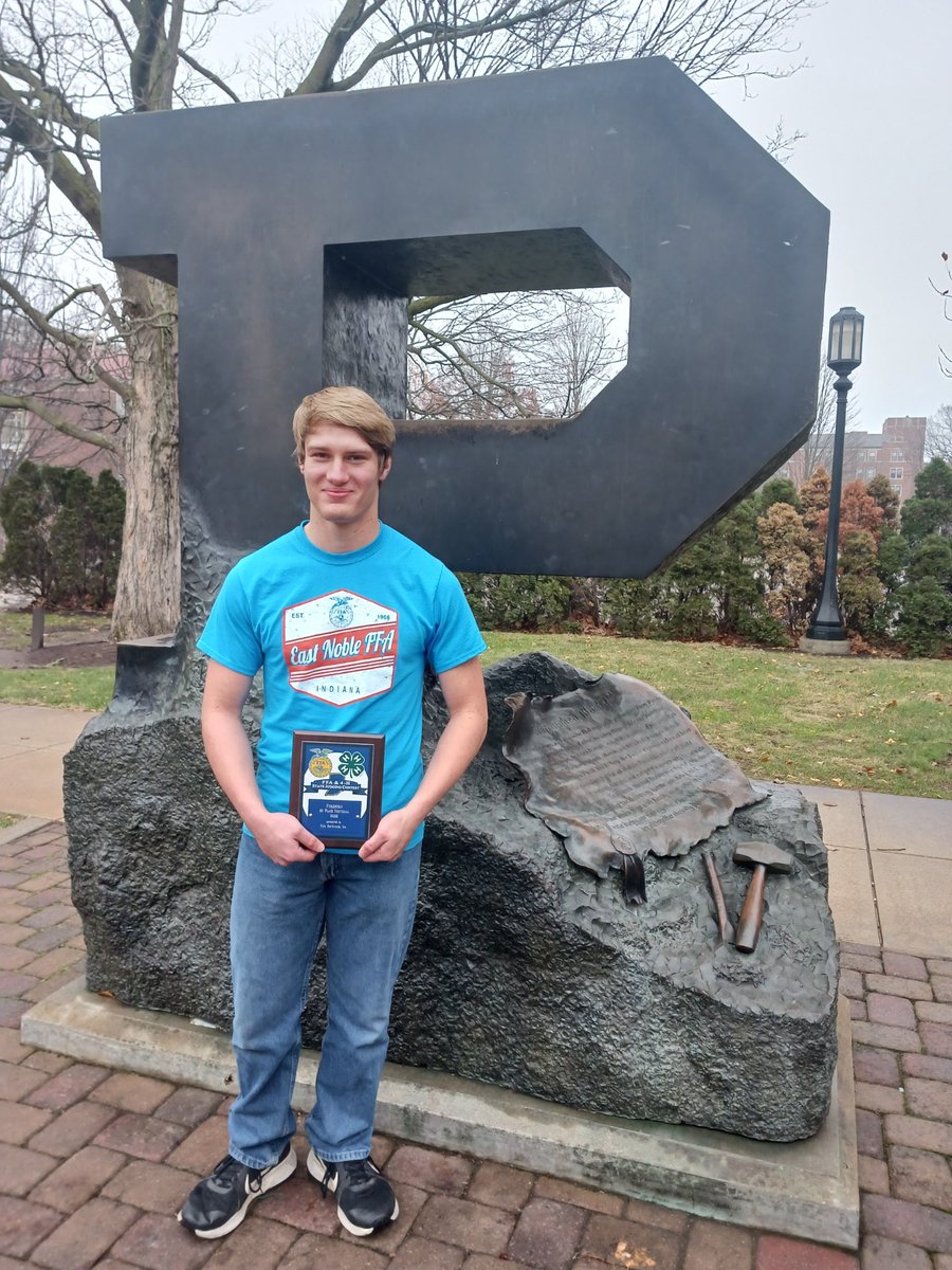 Congratulations to Brendon Heileman who won FFA State Forestry CDE today! <a href="/ENHighSchool/">EN High School</a> @NickEDavid