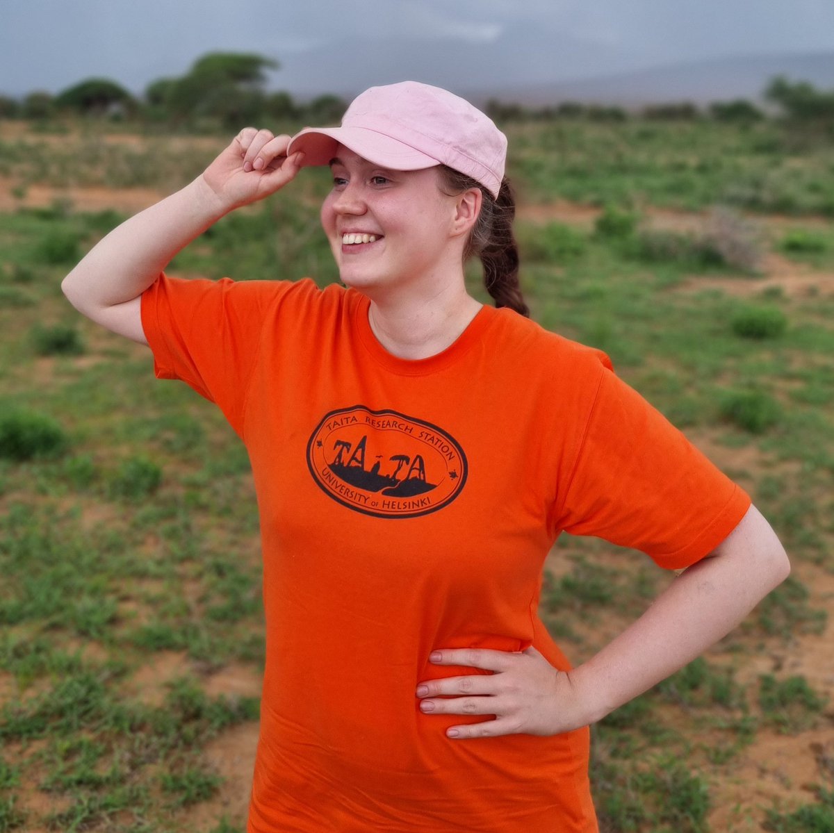 veroahonen's tweet photo. Happy #TaitaResearchStation visitor at the Lumo Wildlife Sanctuary in Taita Taveta county, Kenya. Photo taken only moments before the rain watering the land after a long drought. Good to finally be here! https://t.co/GRe6tichfW