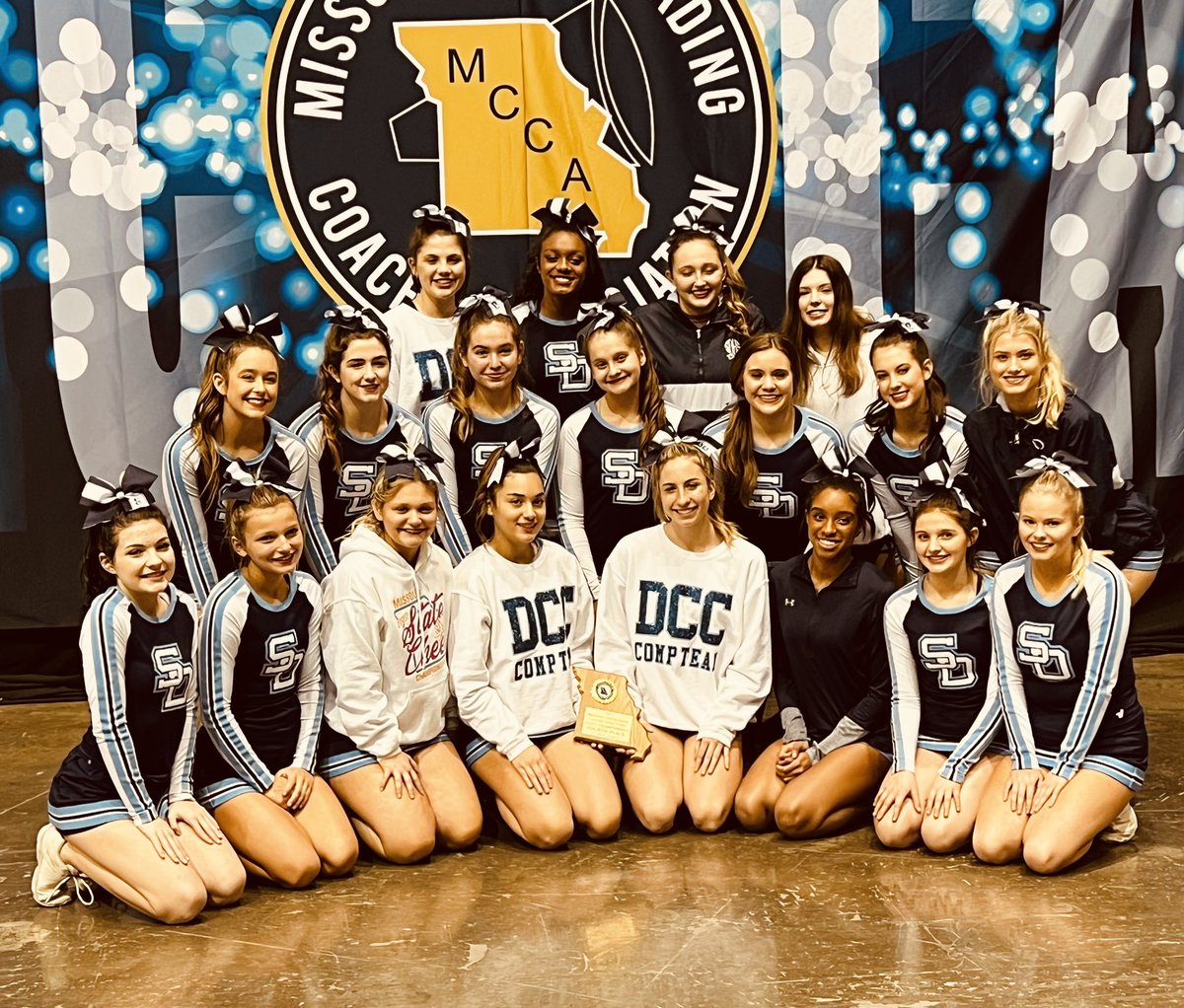 DCC 4th in the STATE!!!💙🎉<a href="/DeanTockSDHS/">SDHS_PrinTock</a> <a href="/sdhsathletics/">sdhsathletics</a> <a href="/StDominicHS/">St. Dominic High School</a>