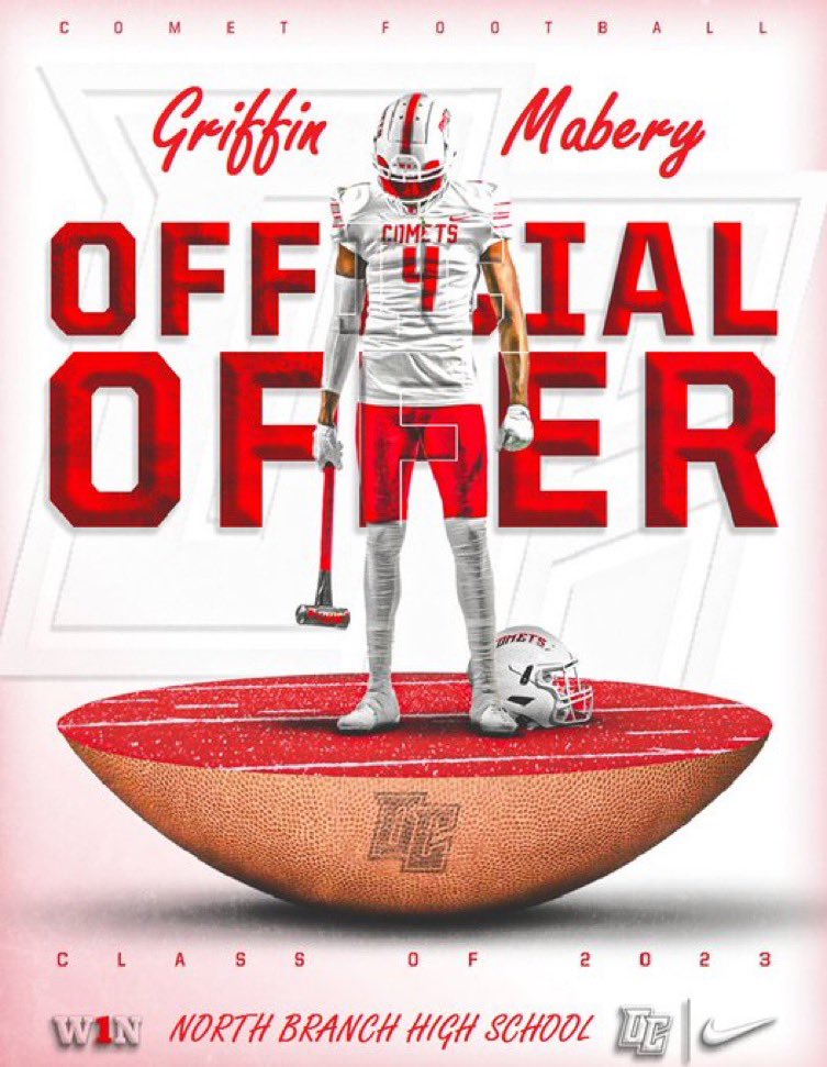 Excited to say I have received my first offer from olivet college! I want to say thank you to <a href="/NBBroncosFB/">North Branch Football</a> for getting me where I am today and <a href="/CoachMoose2/">Dan Musielewicz</a> for giving me this great opportunity and <a href="/CoachHunterP/">Hunter Perry</a>  for coming out to my high school and talking to my teammates and I !