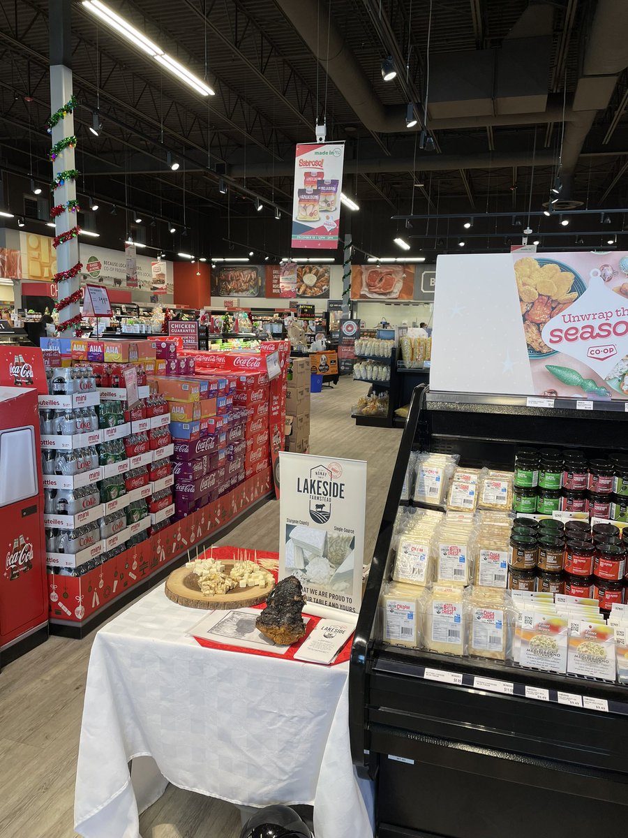We are with several local businesses at North Central Co-op
Chappelle
Sampling cheese and sharing our passion and story for #local 
#yegfood
Come say hi!!