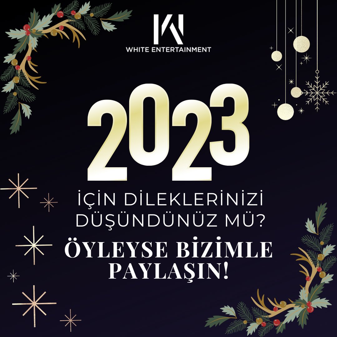 WhiteOrganisat's tweet photo. 2023 için dileklerinizi düşündünüz mü?
#whiteentertainment #eventsofwo #woetkinlik #woactivity #kpopparty #istanbul #eğlence #parti #yılınpartisisonkezsizlerle https://t.co/bMjSLRxcjY