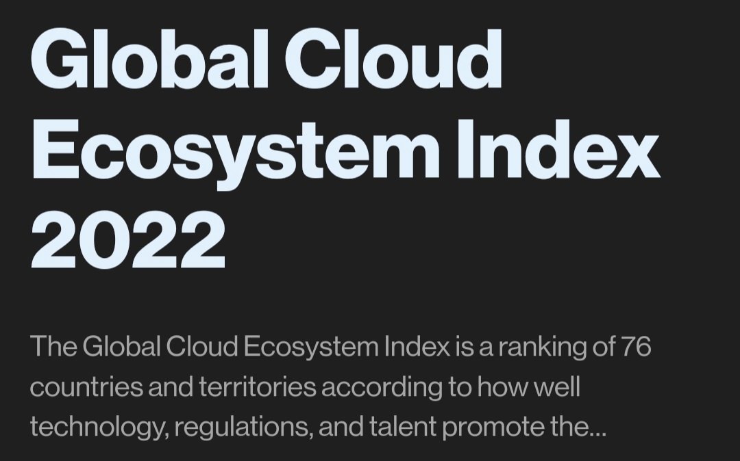 tordizuin's tweet image. #Italia in 23esima posizione, su 76...disponibili. #CloudEcosystem