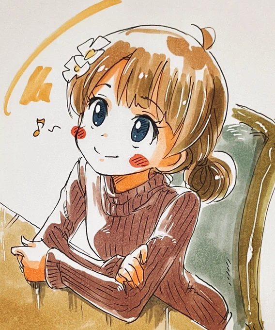 おさげ桃子ちゃんセンパイ。 
